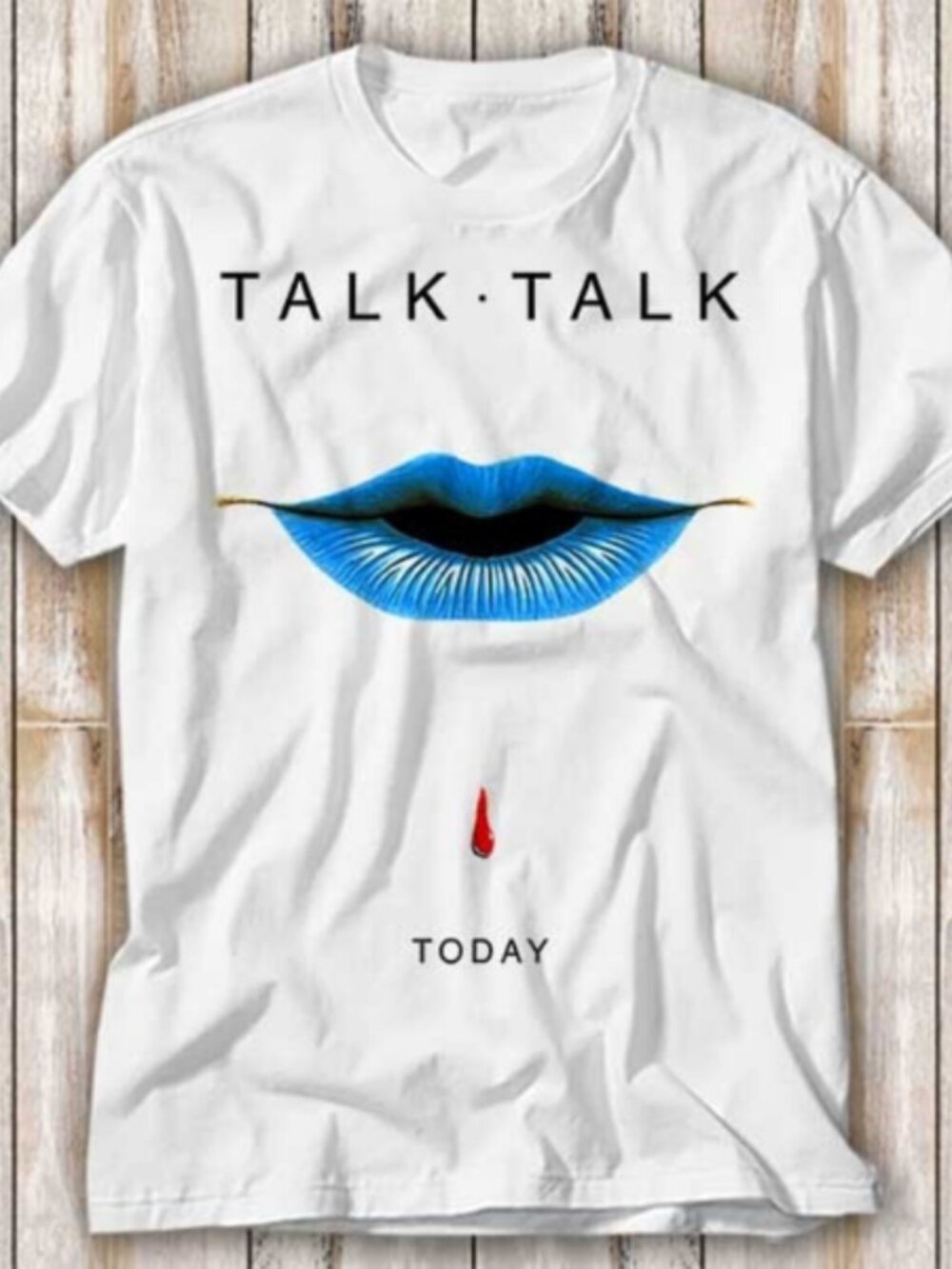 Talk Talk Today Rock Punk Vinyl T-Shirt